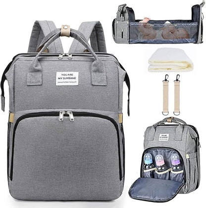 Portable Folding Crib Diaper Bag Multi-Function / حقيبة حفاضات سرير أطفال قابلة للطي متعددة الوظائف